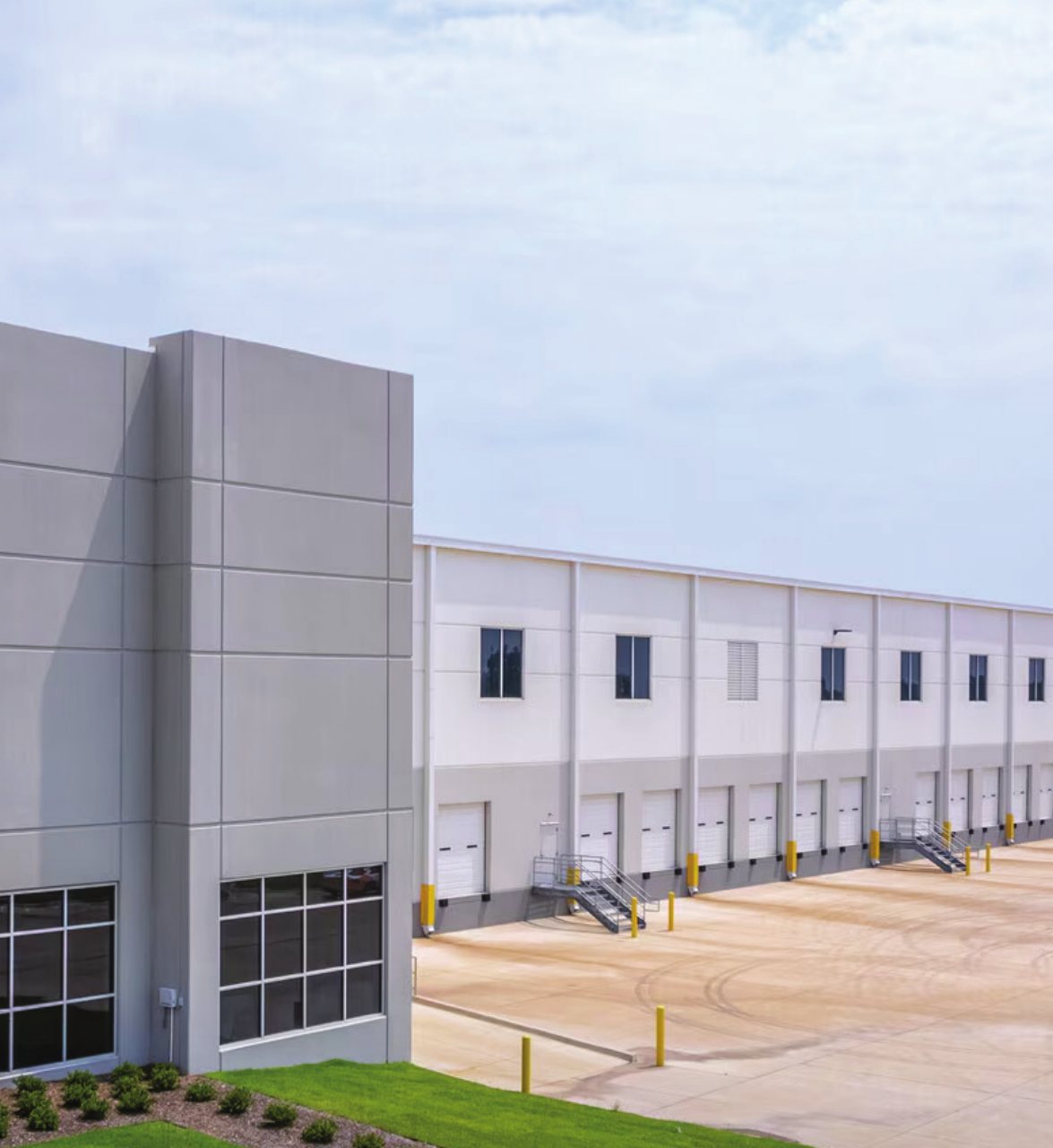 Town East Logistics loading dock and truck court